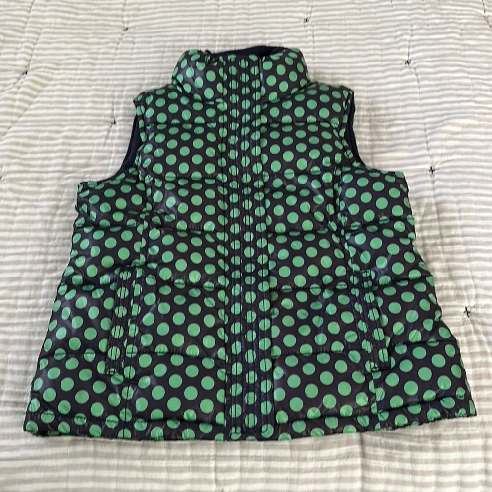 Gap kids polka dot puff vest